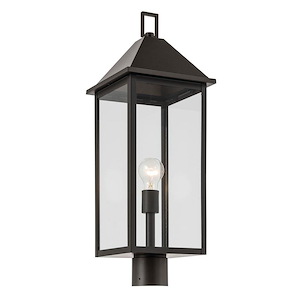 Prin - 1 Light Outdoor Post Lantern-25 Inch Tall and 9 Inch Wide - 1374949