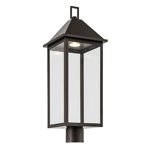 Prin - 1 Light Outdoor Darksky Post Lantern-25 Inch Tall and 9 Inch Wide - 1374950