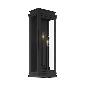 Lundon - 3 Light Outdoor Wall Mount-17.5 Inch Tall and 6.5 Inch Wide - 1421108