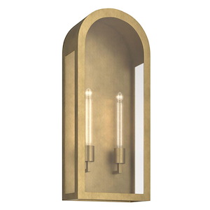 Marea - 2 Light Outdoor Wall Mount-25 Inch Tall and 11 Inch Wide - 1421124