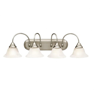 Telford - 4 light Bath Fixture - 9 inches tall by 33.25 inches wide