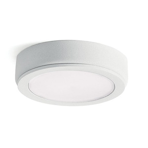 6D Series - 4W 2700K Led Disk/Puck Light - With Utilitarian Inspirations - 0.5 Inches Tall By 2.75 Inches Wide