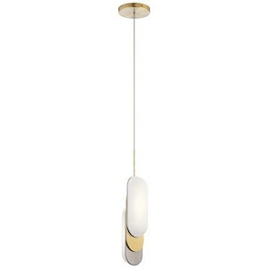 Shima - 68W 2 LED Pendant In Contemporary Style-5.25 Inches Tall and 24.25 Inches Wide