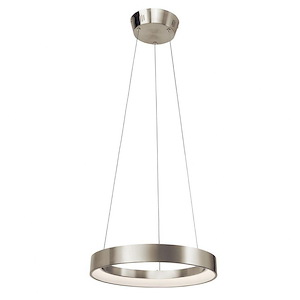 Fornello - 24W 1 LED Pendant In Contemporary Style-17.75 Inches Tall and 2.25 Inches Wide