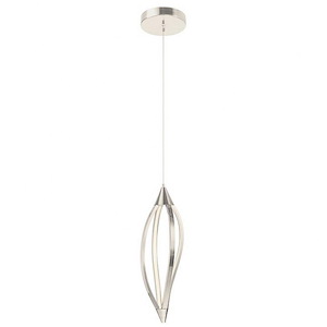 Meridian - 1 LED Mini Pendant In Contemporary Style-8 Inches Tall and 22.25 Inches Wide