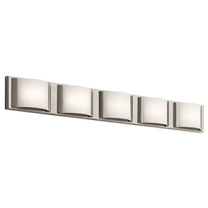 Bretto - 5 LED Bath Vanity In Contemporary Style-37.25 Inches Tall and 4.5 Inches Wide - 1307124