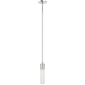 Glacial - 1 LED Mini Pendant In Contemporary Style- Inches Tall and 12 Inches Wide