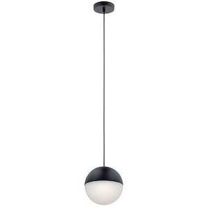 Moonlit - 17W 1 LED Mini Pendant In Contemporary Style- Inches Tall and 8 Inches Wide