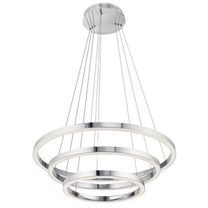 Opus - 3 LED Pendant In Contemporary Style- Inches Tall and 1.75 Inches Wide