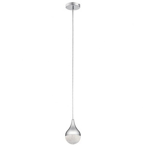 Kiss - 1 LED Mini Pendant In Contemporary Style- Inches Tall and 8 Inches Wide