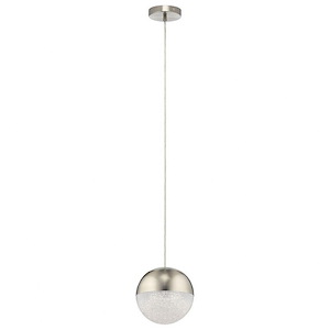 Moonlit - 1 LED Mini Pendant In Contemporary Style- Inches Tall and 8 Inches Wide