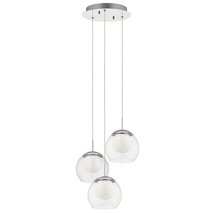Lexi - 3 LED Cluster Pendant In Contemporary Style-16.25 Inches Tall and 9.75 Inches Wide - 1307963