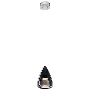 Zin - 1 LED Mini Pendant In Contemporary Style- Inches Tall and 9.75 Inches Wide - 1307158