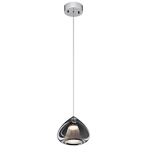 Zin - 1 LED Mini Pendant In Contemporary Style- Inches Tall and 6.25 Inches Wide