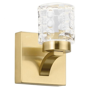 Rene - 8W 1 LED Wall Sconce In Contemporary Style-4.75 Inches Tall and 7.25 Inches Wide