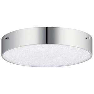 Crystal Moon - 1 LED Flush Mount In Contemporary Style- Inches Tall and 2.25 Inches Wide - 1307160