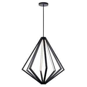 Everest - 480W 8 LED Pendant In Contemporary Style-32.25 Inches Tall and 35.5 Inches Wide
