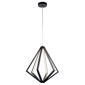Everest - 6 LED Pendant In Contemporary Style-22 Inches Tall and 27.5 Inches Wide