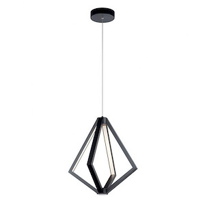 Everest - 4 LED Small Pendant In Contemporary Style-18 Inches Tall and 20 Inches Wide