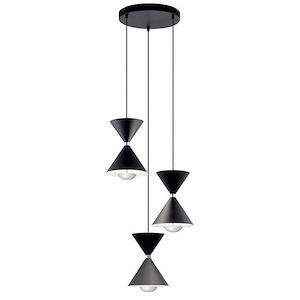 Kordan - 189W 6 LED Cluster Pendant In Contemporary Style- Inches Tall and 11.5 Inches Wide - 1307161