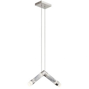 Avedu - 150W 2 LED Mini Pendant In Contemporary Style-5.25 Inches Tall and 8.75 Inches Wide
