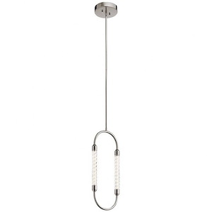 Delsey - 1 LED Mini Pendant In Contemporary Style-1.5 Inches Tall and 23.75 Inches Wide