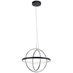 Arvo - 2 LED Chandelier In Contemporary Style-23.5 Inches Tall and 24 Inches Wide