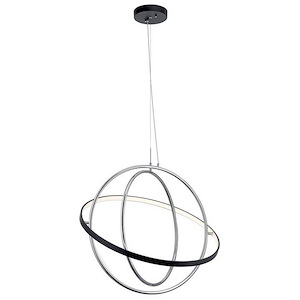 Arvo - 2 LED Orb Chandelier In Contemporary Style-31.5 Inches Tall and 29.25 Inches Wide