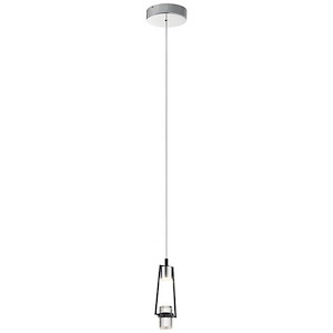 Ayse - 1 LED Mini Pendant In Contemporary Style-3.75 Inches Tall and 10.5 Inches Wide
