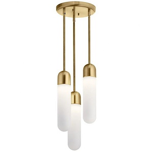 Sorno - 3 LED Cluster Pendant In Contemporary Style-10.5 Inches Tall and 15 Inches Wide
