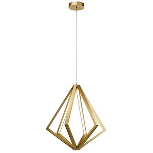 Everest - 6 LED Pendant In Contemporary Style-24.5 Inches Tall and 27.25 Inches Wide - 1308438