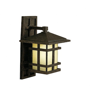 Cross Creek - 1 light Wall Bracket - with Arts and Crafts/Mission inspirations - 15.75 inches tall by 9 inches wide - 966441