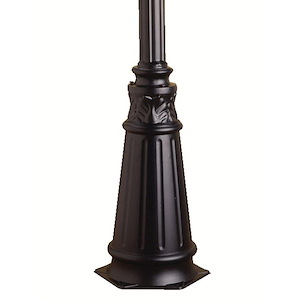 Accessory - 72 Inch Outdoor Post - Aluminum Post with Decorative Base