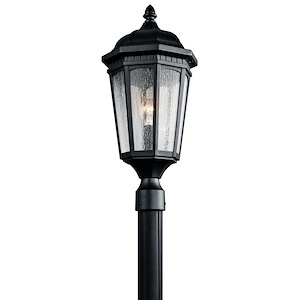 Courtyard - 1 light Post - with Traditional inspirations - 23.75 inches tall by 10.25 inches wide - 966277