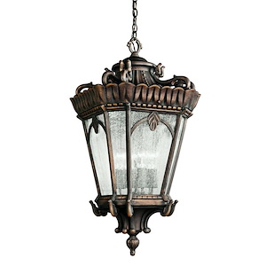 Tournai - 4 light Outdoor Hanging Pendant - 33.5 inches tall by 17 inches wide - 1148379