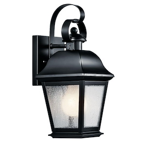 Mount Vernon - 1 light Small Outdoor Wall Lantern - with Traditional inspirations - 12.5 inches tall by 5.5 inches wide