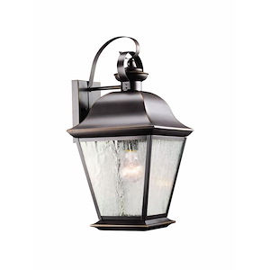 Mount Vernon - 1 light Large Outdoor Wall Lantern - with Traditional inspirations - 19.5 inches tall by 9.5 inches wide - 966462