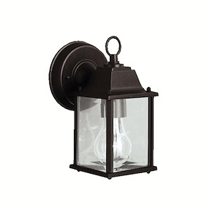 Barrie - 10W 1 LED Outdoor Small Wall Lantern - with Traditional inspirations - 8.5 inches tall by 4.75 inches wide - 966213
