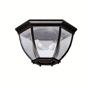 Townhouse - 2 light Outdoor Flush Mount - 7 inches tall by 12 inches wide - 966232