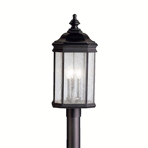 Kirkwood - 3 light Outdoor Post Mount - with Traditional inspirations - 23.25 inches tall by 9.75 inches wide - 966276