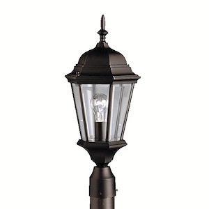 Madison - 1 light Outdoor Post Mount - with Traditional inspirations - 21.75 inches tall by 9.5 inches wide - 966488