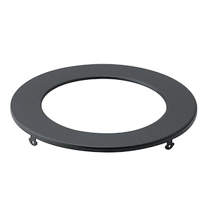 Direct to Ceiling - Round Slim Downlight Trim - with Utilitarian inspirations - 0.5 inches tall by 6.25 inches wide - 1150798
