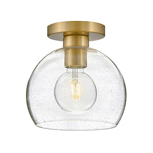 Rumi - 12W 1 LED Small Flush Mount In Transitional-9 Inches Tall and 9 Inches Wide - 1266992