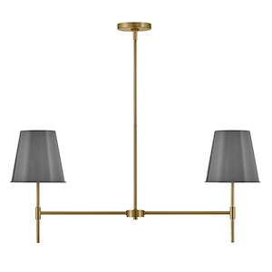 Blake - 20W 2 LED Small Linear Chandelier-15.75 Inches Tall and 36 Inches Wide - 1320371