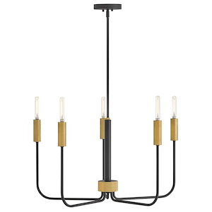 Austen - 25W 5 LED Medium Chandelier-15.5 Inches Tall and 28.25 Inches Wide - 1338832