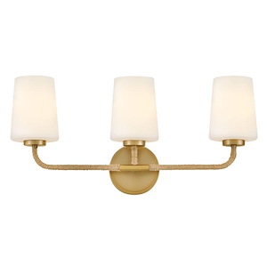 Kline - 36W 3 LED Medium Bath Vanity-11 Inch Tall and 23.75 Inch Wide - 1375148