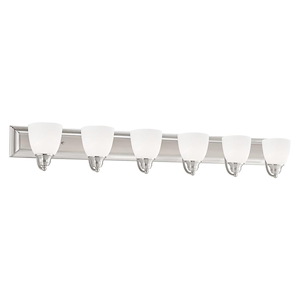 Springfield - 6 Light Bath Vanity in Traditional Style - 48 Inches wide by 7 Inches high - 1018078