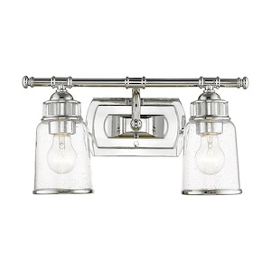 Lawrenceville - 2 Light Bath Vanity in Coastal Style - 16 Inches wide by 8.25 Inches high - 614542