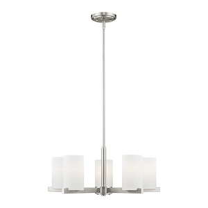 Astoria - 5 Light Chandelier in Contemporary Style - 25 Inches wide by 13 Inches high - 374475