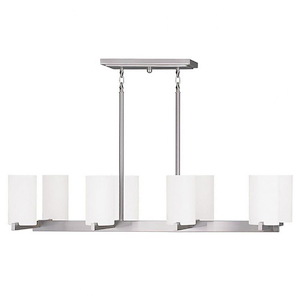 Astoria - Five Light Chandelier in Contemporary Style - 25 Inches wide by 13 Inches high - 374476